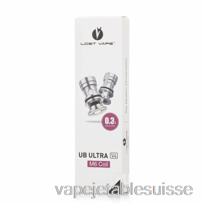 Vape Suisse Perdu Vape Bobines De Remplacement Ultra Boost [v4] Bobines 0,3ohm M6